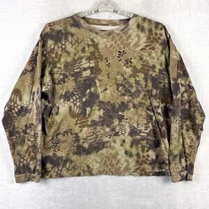 Kryptek Highlander TShirt Mens 3XL Brown Camo Hunting Hiking Outdoors Nature